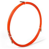 Протяжка стеклопруток 50 м Fortisflex FGP-4.5/50, со сменными наконечниками 69452  картинка